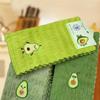 1/4PCS Scouring Pad Kitchen Cleaning Cloths Microfiber Dishcloths Avocado Towel  Household Kitchen