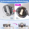 30oz Flip Straw Lid for Stanley 2.0 Tumbler Leak Proof Lid Replacement No Spill Cover for Stanley Cup Accessories