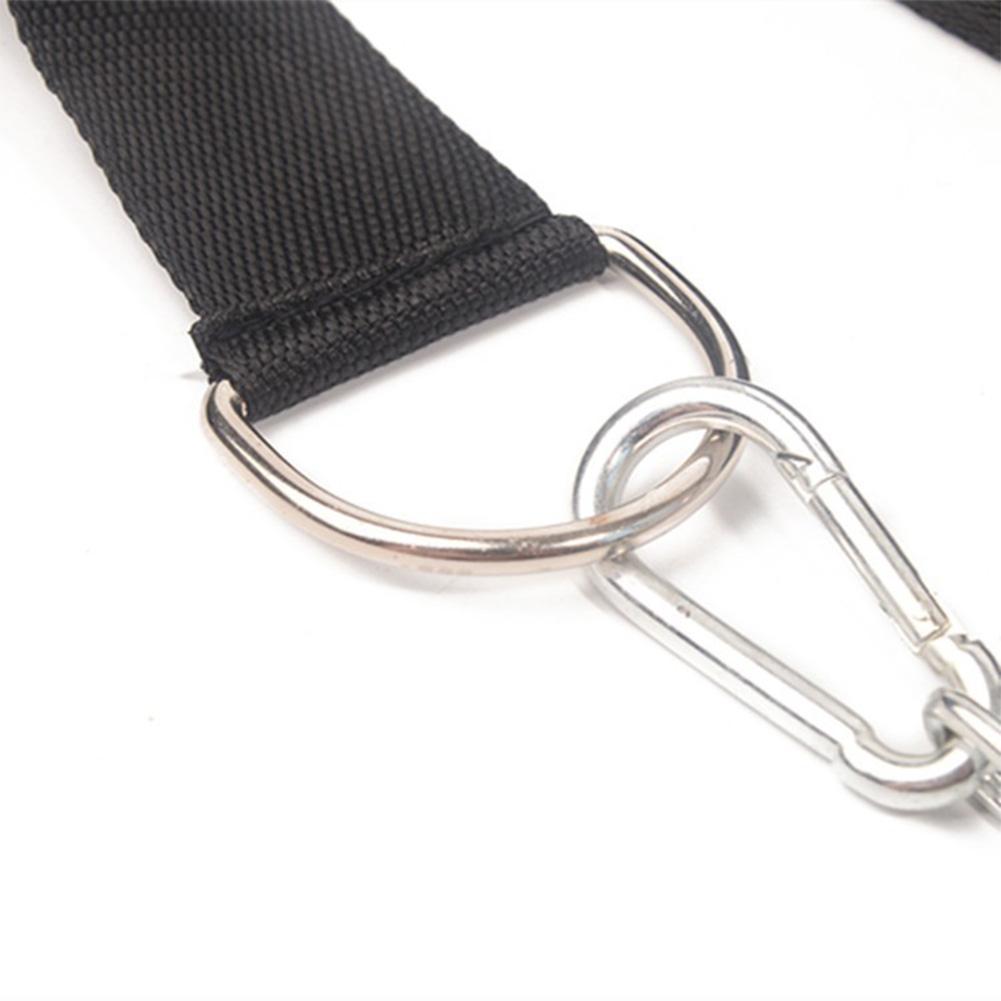 מכונה לחיזוק שרירי הצוואר, רתמת צוואר מתכווננת עם שרשרת פלדה, אימון כוח שרירי הצוואר