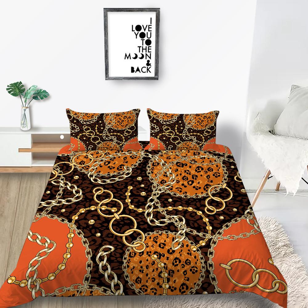 3D Luxury Series Bedding Set Luxury Printed Duvet Cover Pillow Case 2or3 Soft and Comfortable Zippered Home Decoration