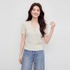 French Style Lace Knit V-Neck Cardigan