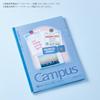 KOKUYO Campus Clear Notebook Cover with Customizable Cover Positive Relaxing B5 Size Twilight Purple - & - - NTC-CB5-L1-LV