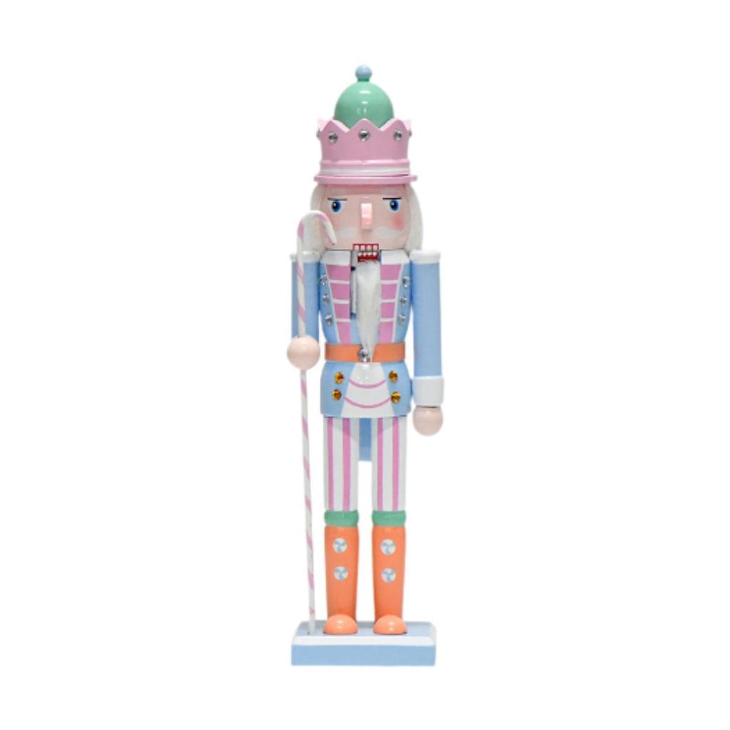 Wooden Nutcracker Ornament,Desktop Decoration,Kids Toy, Holiday Present Christmas Doll Nutcracker Crafts for Home Christmas