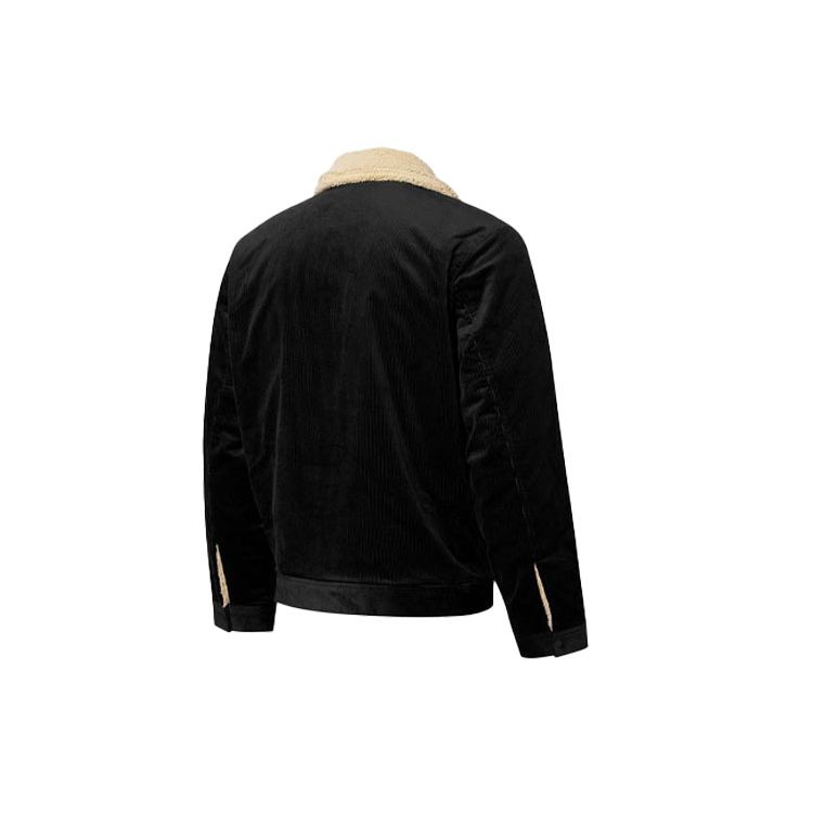 Puma Jachetă reversabilă fleece din velur cu logo brodat Jachetă pentru bărbați negru 534751-01