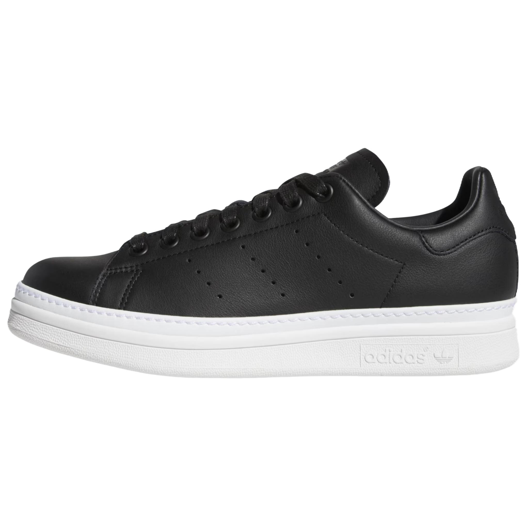 Adidas Originals Stan Smith New Bold  Black White  Women s B28152 36