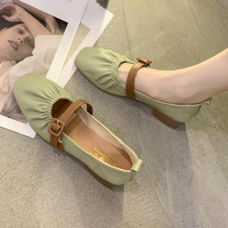 High Heels Women's Shoes 2025 Summer New Elegant Street Women Pumps Mary Janes Fashion Temperament Versatile Women Shoes