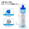 Replacement Water Purifier Standard Removes 12 Chlorine Pack of 3 [Domestically Tested] JF-K21-C Cartridges, Type, Substances, Eco-Friendly, Removal,