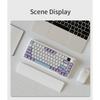 PIWIJOY Wrist Rest 75% 104 Key Keyboards Waterproof Soft Leather Gaming Pad