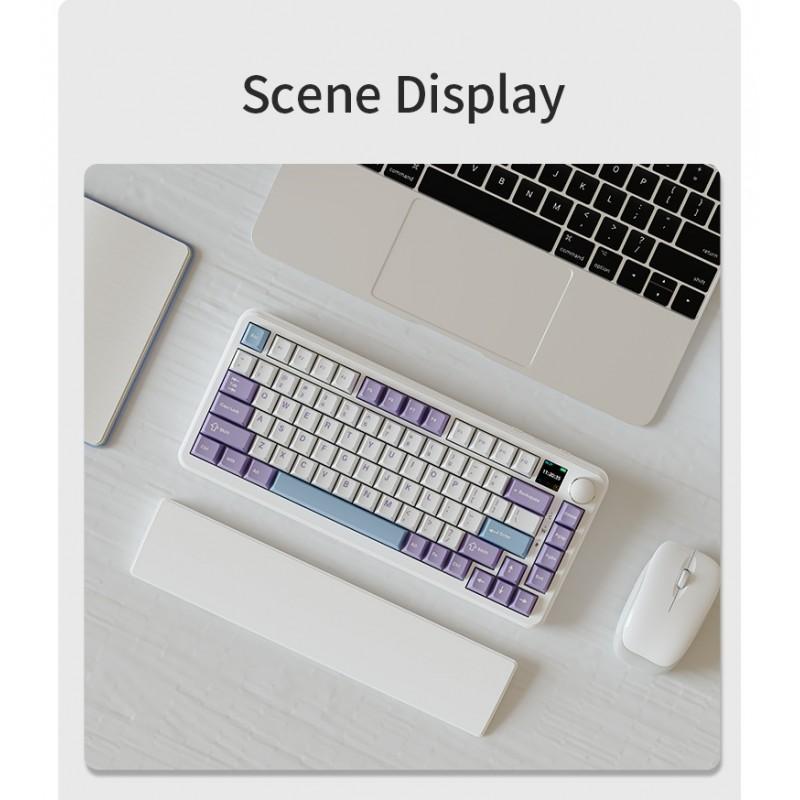 PIWIJOY Wrist Rest 75% 104 Key Keyboards Waterproof Soft Leather Gaming Pad