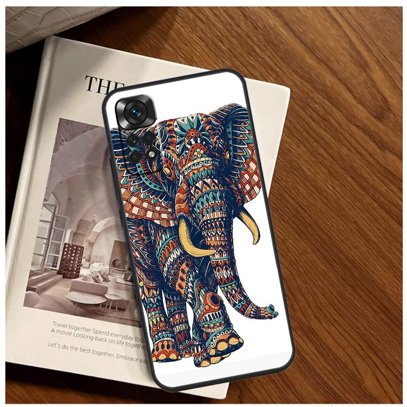 Baby Elephant Case For Xiaomi Redmi Note 13 9 10 11 12 14 15 Pro Plus Cover For Redmi 15 C 12C 13C 14C 10C