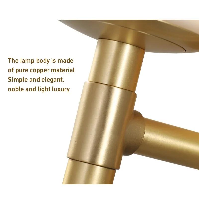 Nordic LED Wall Lamps Simple Bedside Marble Lamp Light High-end Home Decoration Wall Lamp Aisle New Style Wall Light