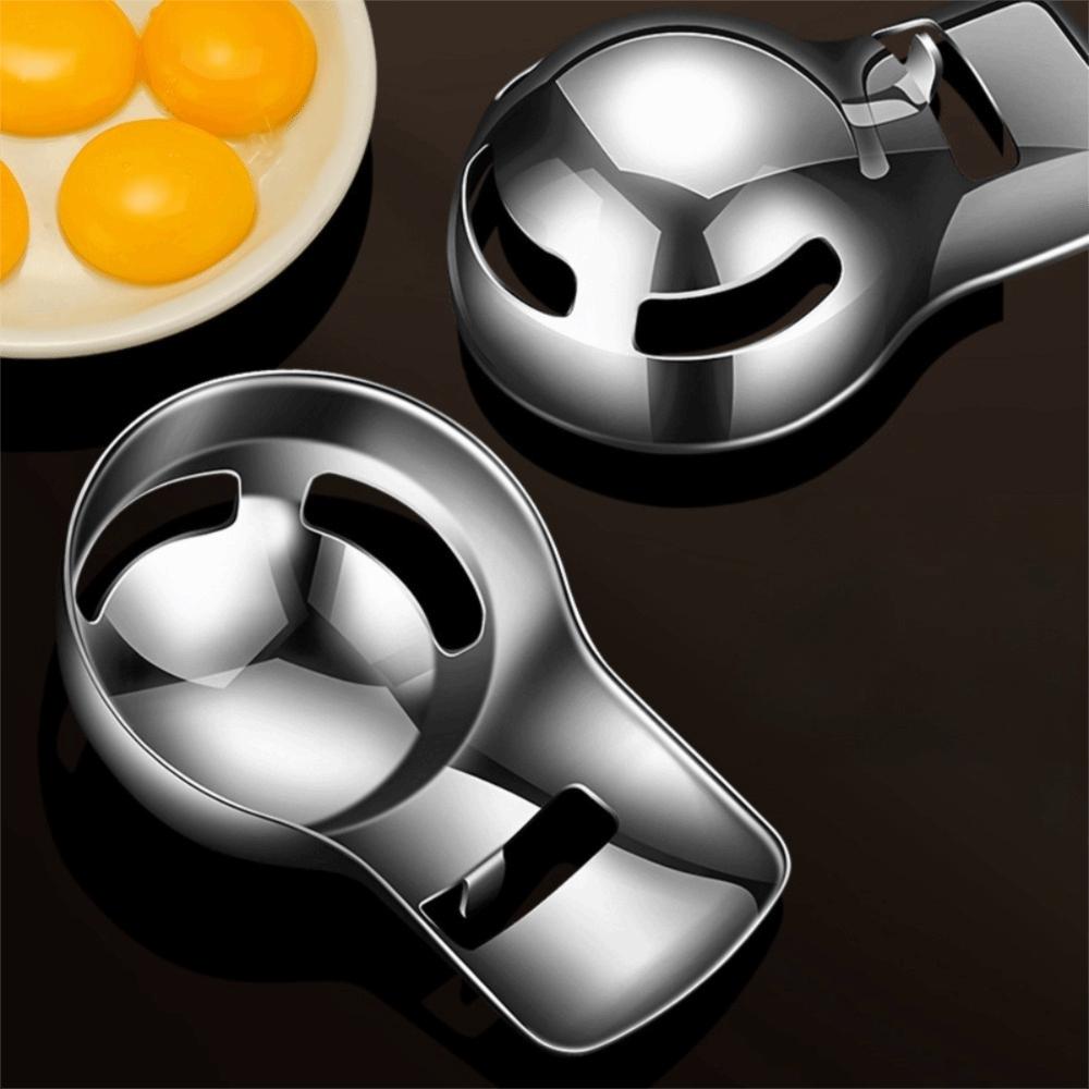 Professional Egg Yolk Separator Spoon Mirror Polishing Egg White Divider Egg Yolk Filter Kitchen