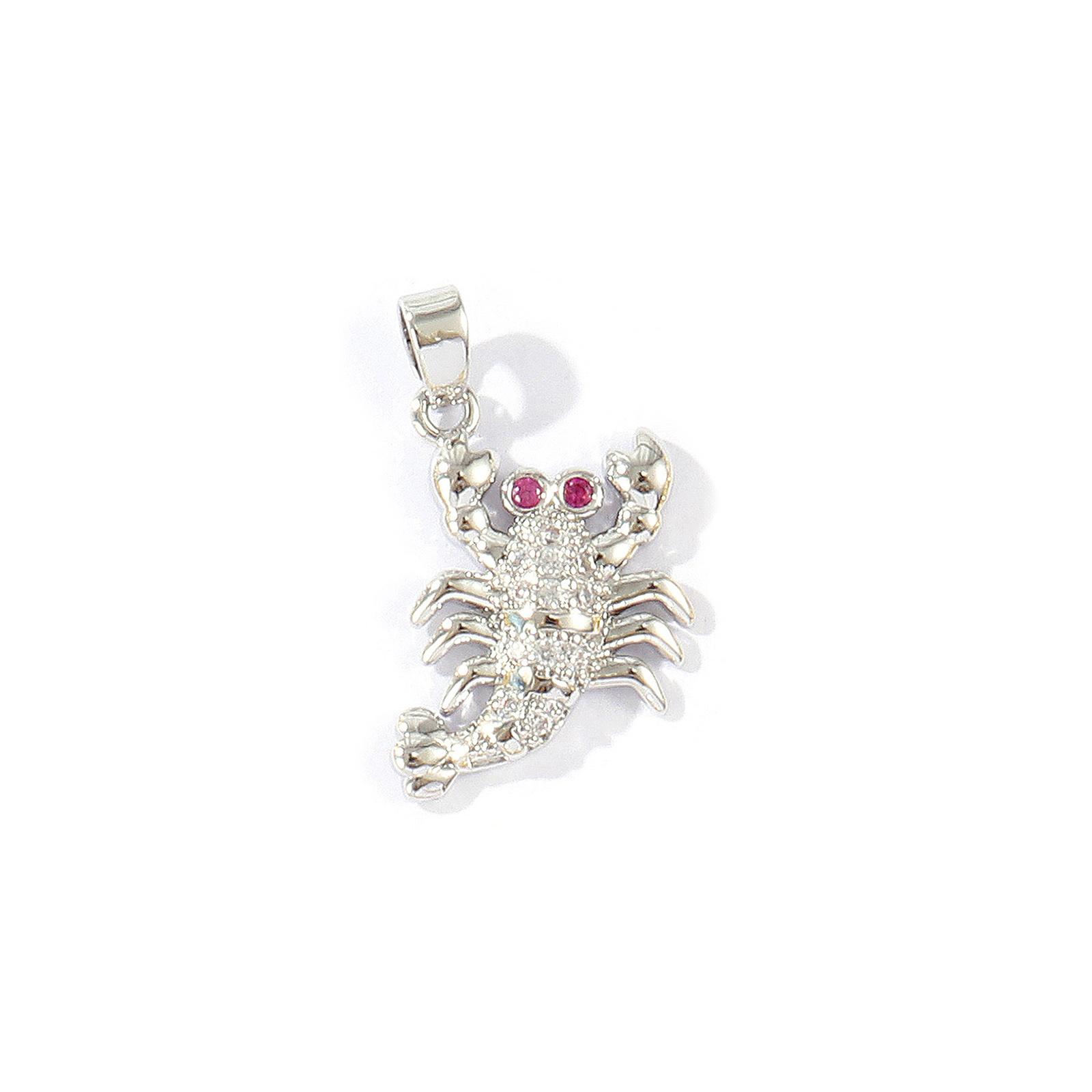 

2 Pcs Cubic Zirconia Ocean Charms Turtle Lobster Crab Sun Gold Plated Enamel Micro Pave Brass Pendants For DIY Necklace Making