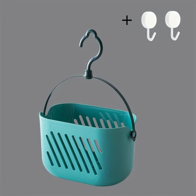 

1pc Bathroom Hanging Basket Multifunctional Storage Hanging Bucket, Hanging Shelf Storage Basket, Shelves синий
