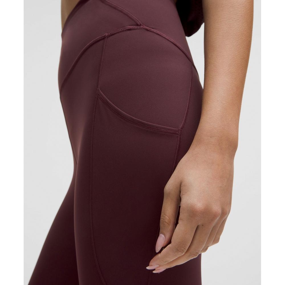 Lululemon Fast And Free High Rise Tight 28   5 Pocket Goodnight Plum