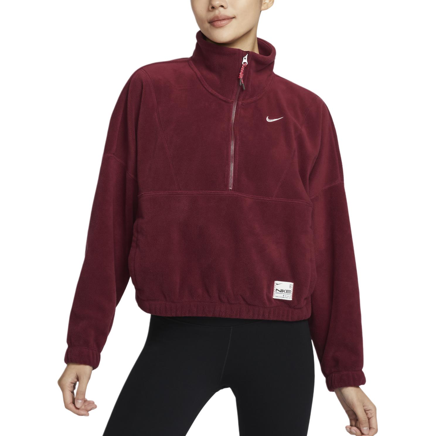 

Nike Polar One Tf Hz Топ Год Змеи Лимитированная Серия Пуловер-толстовка на молнии до середины груди Женские Топы Бордовый HV8465-677 XL