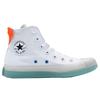 Converse Chuck Taylor All Star Seasonal Comfortable Versatile Daily Fashion High-Top Canvas Shoes Unisex White, Blue, and Orange