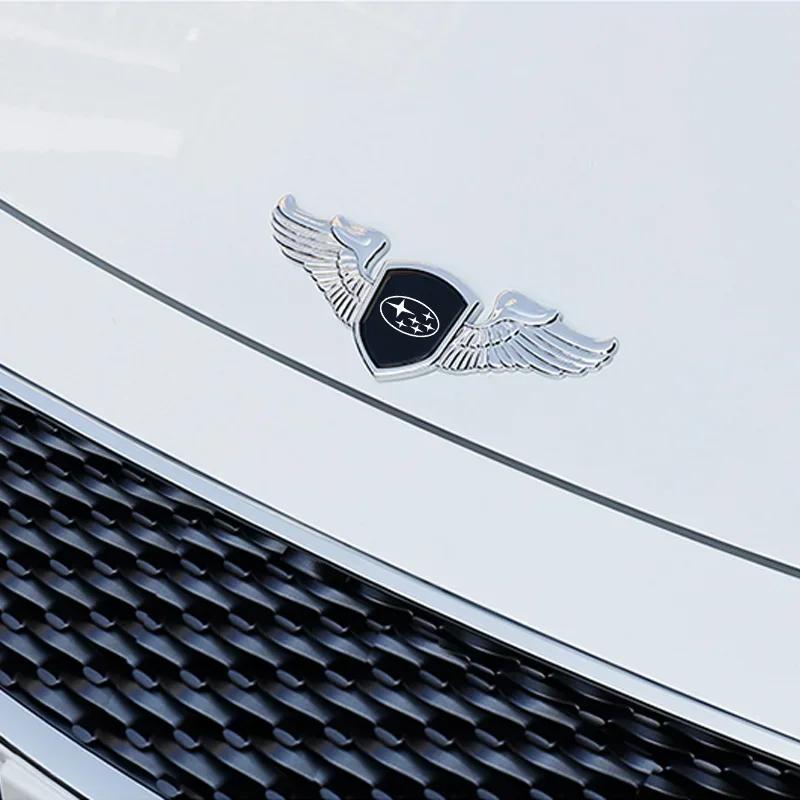 Car Front Hood Emblem Sticker Styling for Subaru STI Forester XV Outback Impreza Legacy WRX BRZ Tribeca Auto Badge Accessories Y15