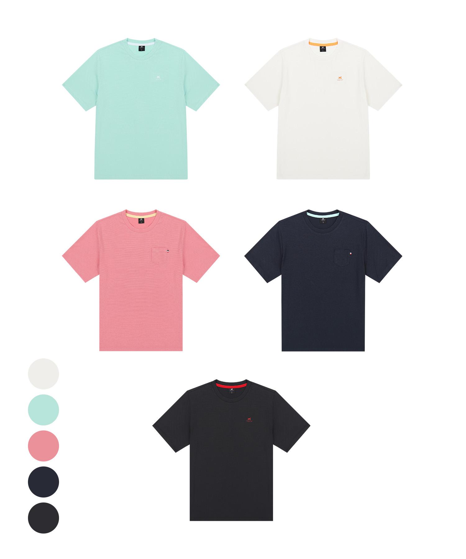 Millet Golf [5Pack] Stretch Jersey Women S Short Sleeve T-Shirt Female Set Mlfykbp10_00/100