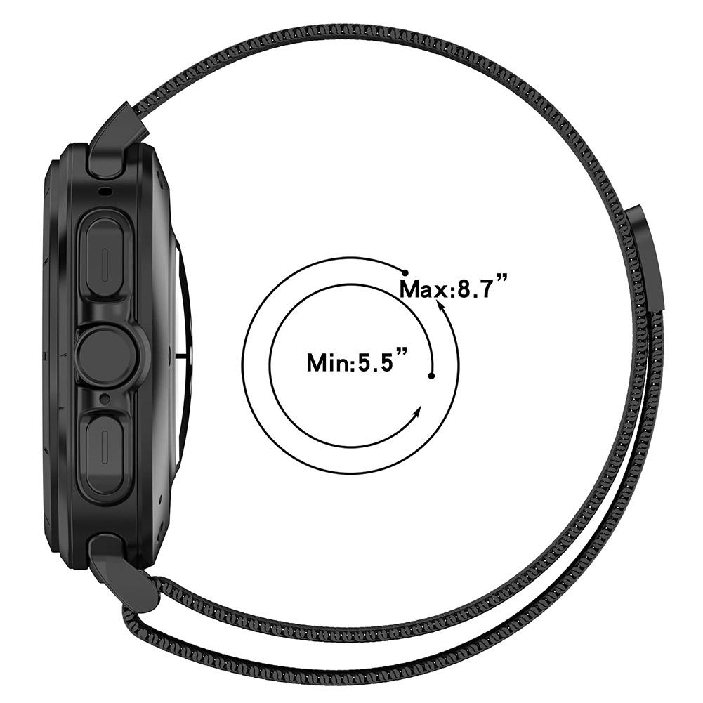 Metal Strap Replacement Watchband Comfortable Milanese Band No Gaps Metal Mesh Strap for Samsung Galaxy Watch 7 Ultra 47mm Strap