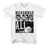 Many Moods Of Muhammad Ali Boxing Ringside Greatest Goat Unisex T-Shirt
