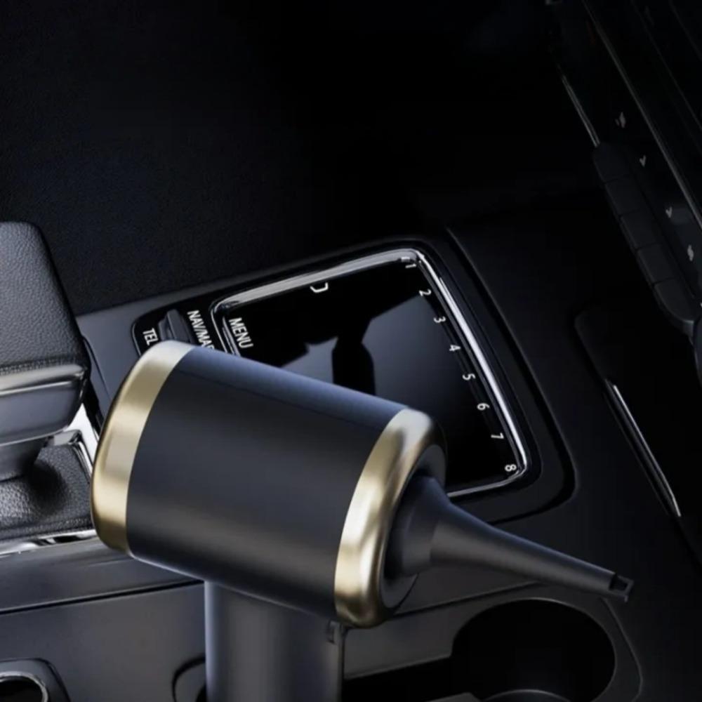 1 Set Strong Car Vacuum Cleaner Wireless Charging Handheld Suction Blowing All-in-one Machine for Household Car Cleaning Tools