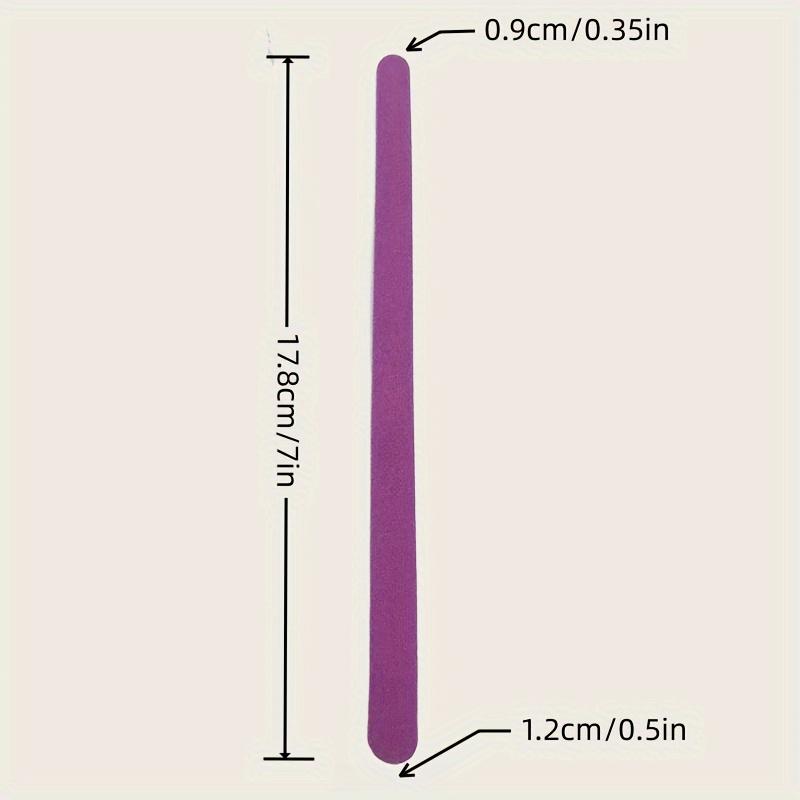 10 Double-sided Nail Files, Comfortable Grip, Professional Nail Polish Sanding Paper, Nail Polisher