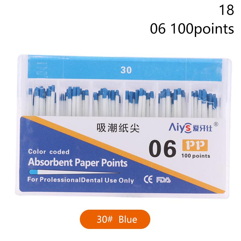 1 Коробка Стоматологічні Абсорбуючі Паперові Пункти Стерильні Змішані Розміри 02 04 06 Конусність 15-40 Стоматологічні Матеріали Ендодонтія Паперові Кінчики