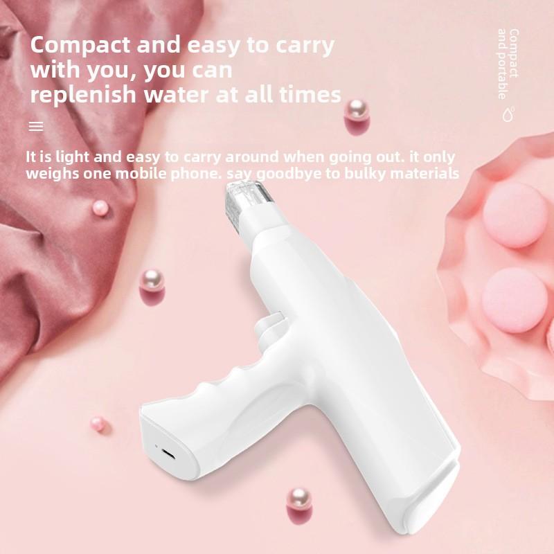 Gesichtshydratation Schönheitsinstrument Schönheitssalon Nicht-invasives Essenz-Einschleusungsinstrument Nano-mikrokristallines Nadelfreies Wasserlichtinstrument