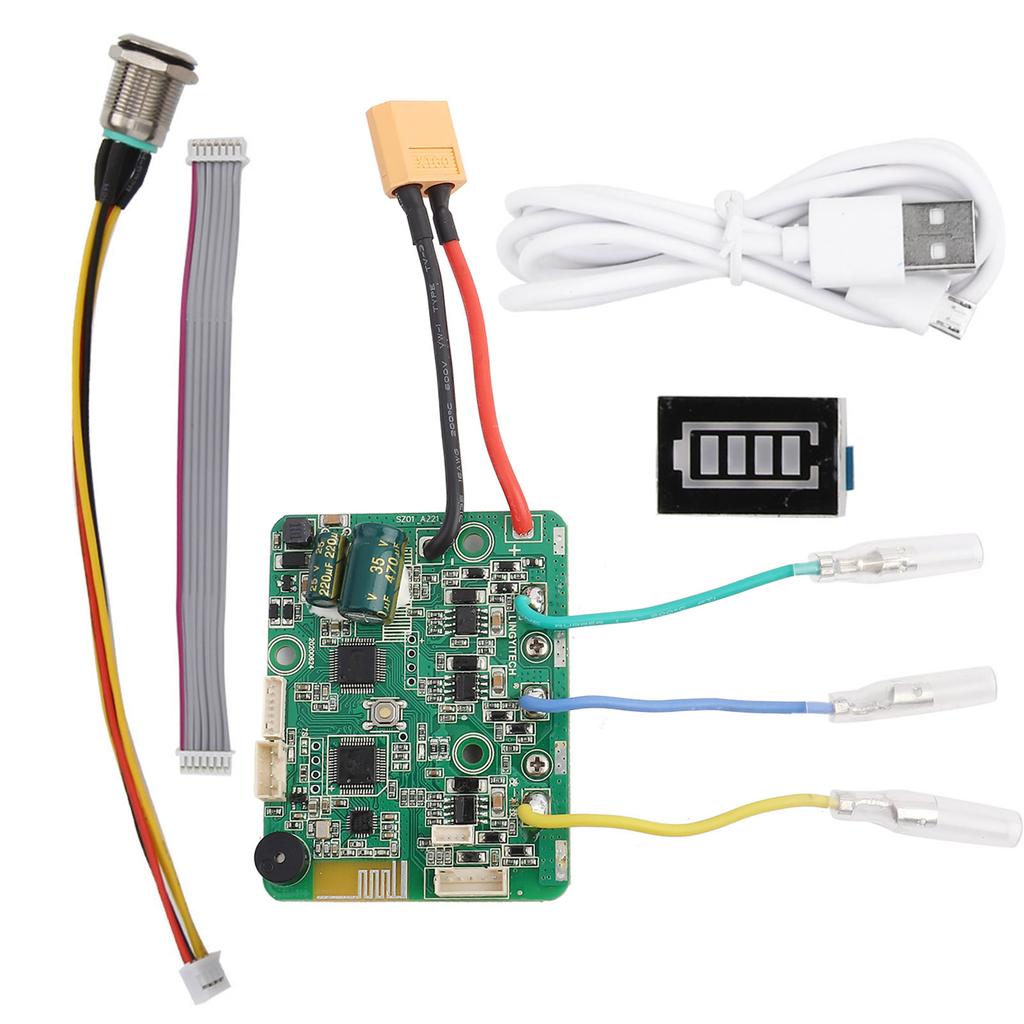 24V Electric 4wheel Scooter Controller Control Panel Electronic Governor Hub Single Drive Electric 4wheel Scooter Controller
