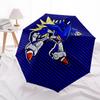 1pc Sonic the Hedgehog, Robotnik Automatic Folding Umbrella - Compact 8-Rib Design, Durable Plastic & Iron, Daily Use F104013