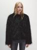 European and American fashion solid color lapel short fur European beautiful women winter temperament elegant commuter wear