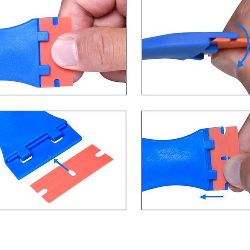 Sticker Scraper Tool Non-scratch Window Sticker Scraper Precision-Edged Scrapping Tool Heavy-Duty Multifunctional Cleaning