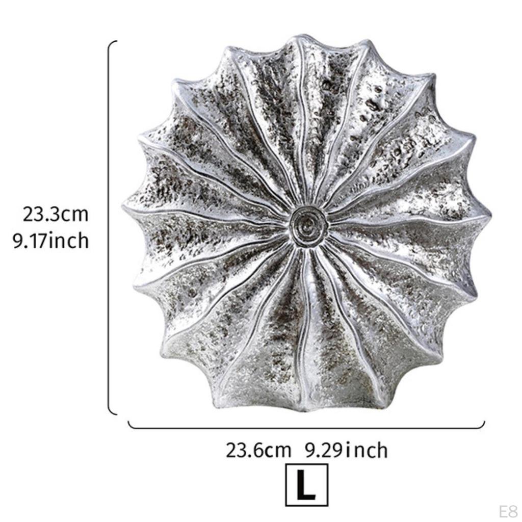 Conch Flower Vase Decorative Retro Aesthetic Desktop Ornament Arrangement for Living