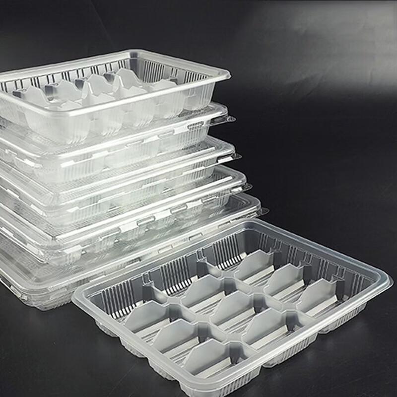 Disposable 12-Compartment Dumpling Takeout Containers, 50-Pack