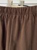 Plus Size Women's Spring Drawstring Elastic Waist Wide-Leg Casual Pants