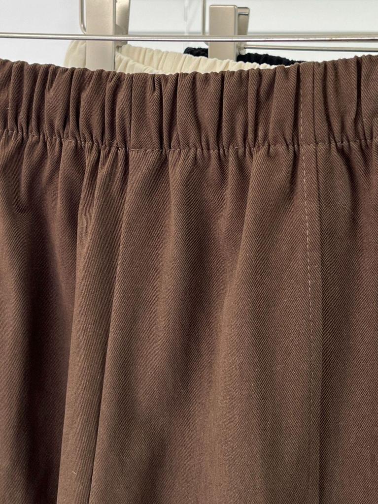 Plus Size Women's Spring Drawstring Elastic Waist Wide-Leg Casual Pants