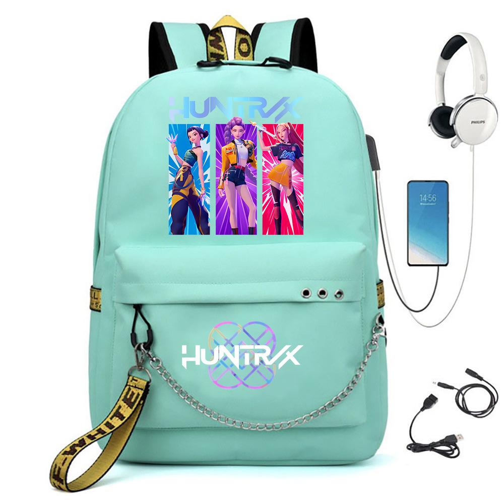 K-pop Printed Backpack for Teenager Girl Boy Bookbag Kid Gift Large Capacity Waterproof Travel Bag Rucksak