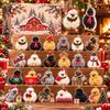 Christmas Advent Calendar with Acrylic Charm Pendants for Giving