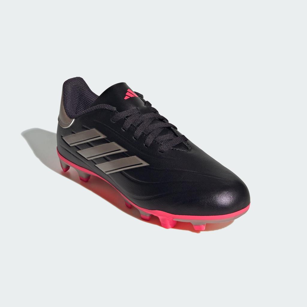 adidas Copa Pure II Club FxG Soccer Cleats for Juniors and Sizes Boys and Aurora Size Kids, 17-24.5cm, Unisex, Girls, NKZ80, Black/Platinum