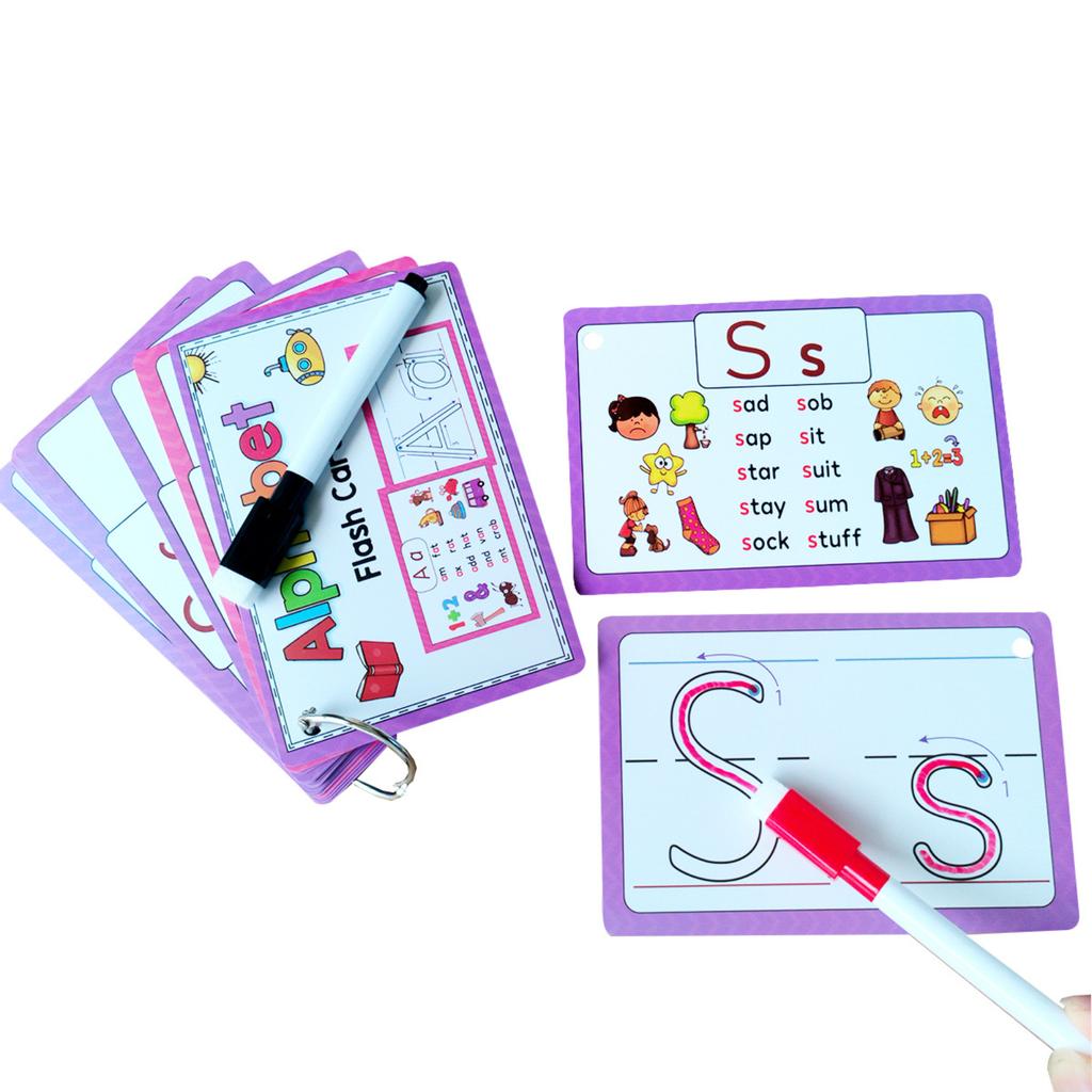 Flash Card, English Word Card, Educational Card, Educational Puzzle Toy, Children's Gift, Teacher's Teaching Aid 20ml