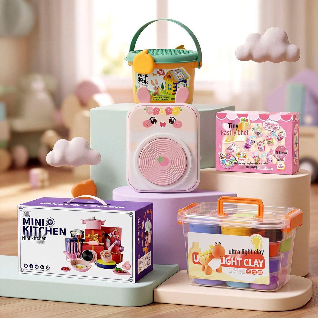 Eco-Friendly Children's Clay: 24-Color Super Light Plasticine for DIY Crafts