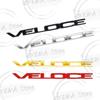 VELOCE TI Logo Schriftzug Metallplakette Aufkleber Auto Heckklappe Karosserie Emblem Für Junior Giulietta Tonale Giulia Stelvio GTS Sportiva