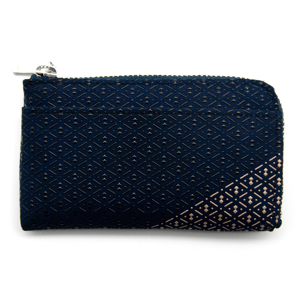 [Inden-ya] Inden-ya Inden Coin Purse, Ihori Gourd Design, Traditional Craft, Koshu Inden Deer Leather, Lacquer, Original Brand (No. 8213)