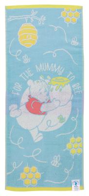 Marushin Face Disney Winnie the Pooh Honey Pastel Antibacterial and Odor Perfect Gift for Birthdays Towel, Character, 100% Cotton, Resistant, (Product