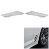 A03E-Left+Right Side Vent Fender Air Outlet Chrome Strip Trim For BMW 5 Series G30 G31 G38 2018- 51137349593 51137349594
