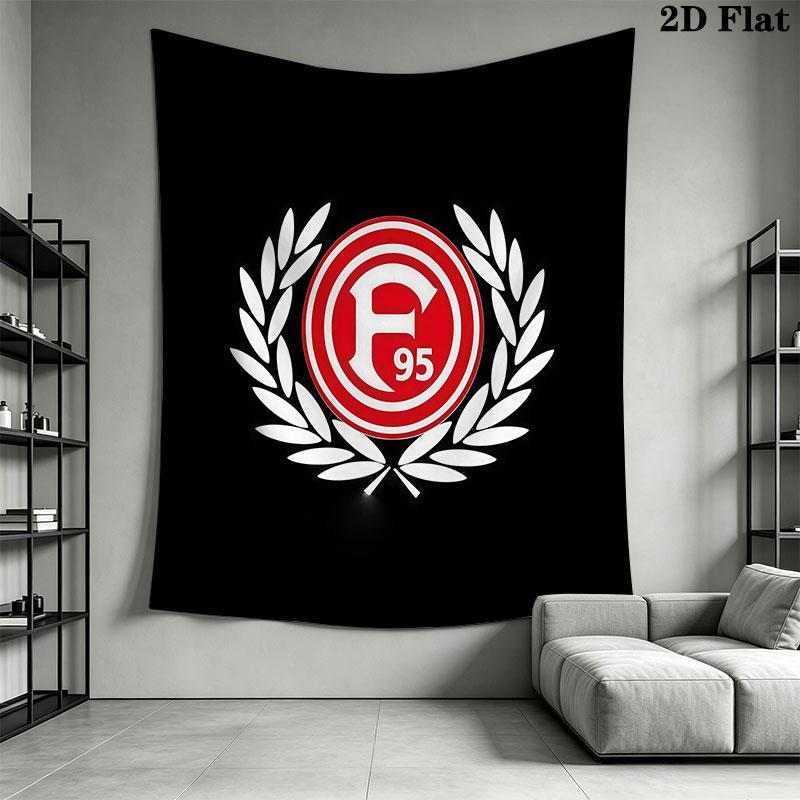 Fortuna Düsseldorf Wall Hanging Printed Fabric Blanket Decorative Tapestries for Bedroom Living Room Home Decor
