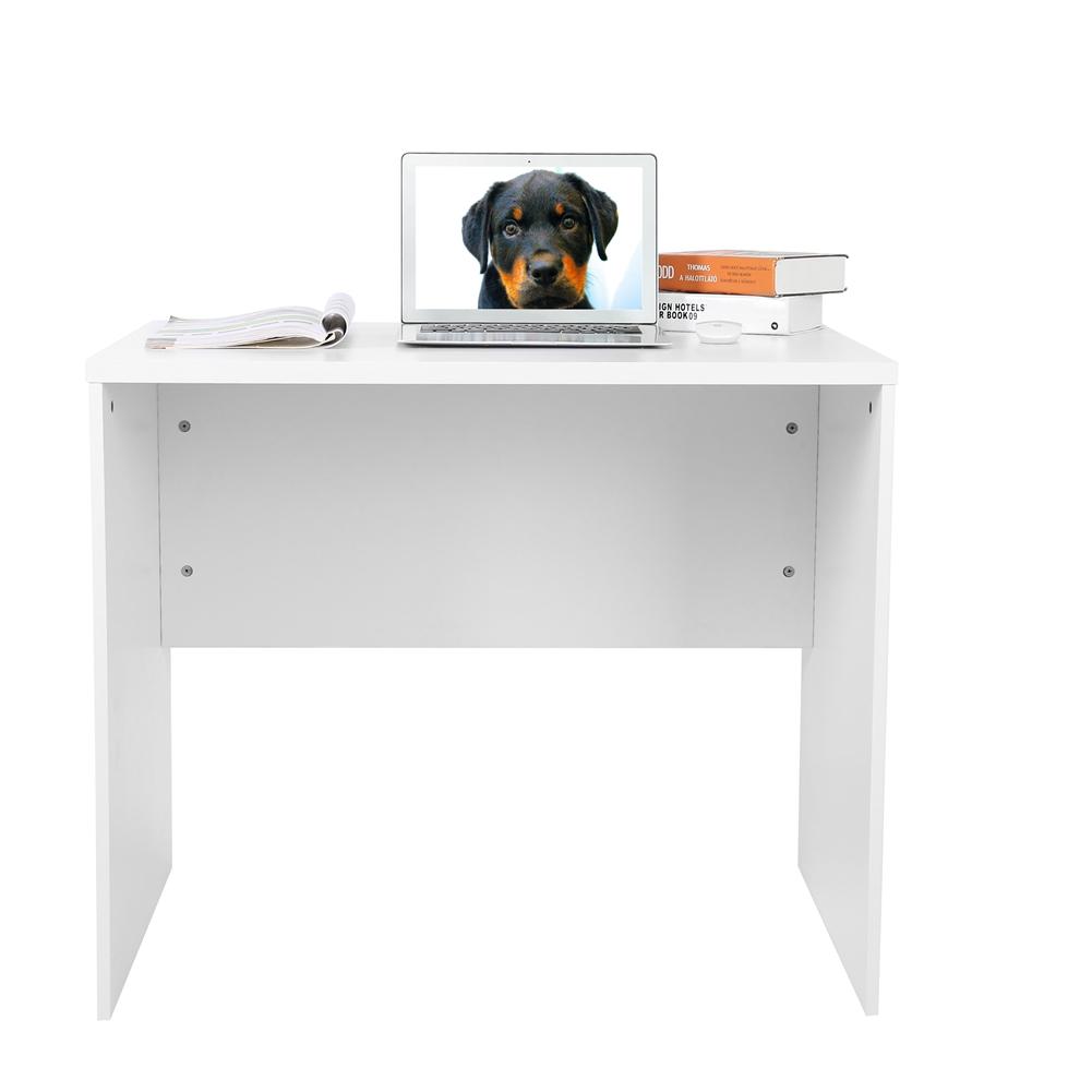 Simple Modern White PC Computer Desk Desktop Study Writing Desk for Home Office