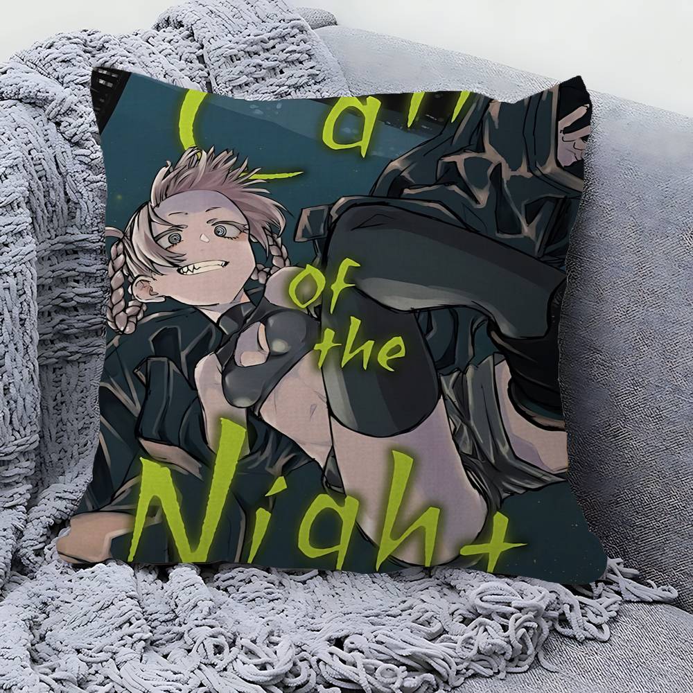 Japanese C-Call Of The N-Night Anime Pillow Cover Sofa Cushion Cover Home Room Decoration Children Gift