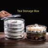 Transparente Tee-Aufbewahrungsbox Kunststoff-Teekuchen-Ausstellungsständer Praktische Teekuchen-Hülle Schrank